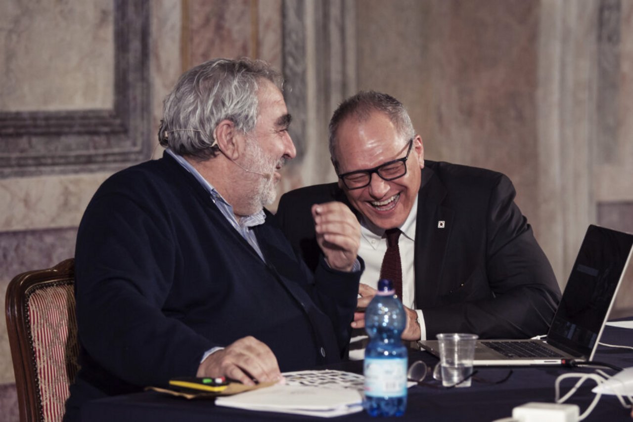 Federico Bucci con Eduardo Souto de Moura