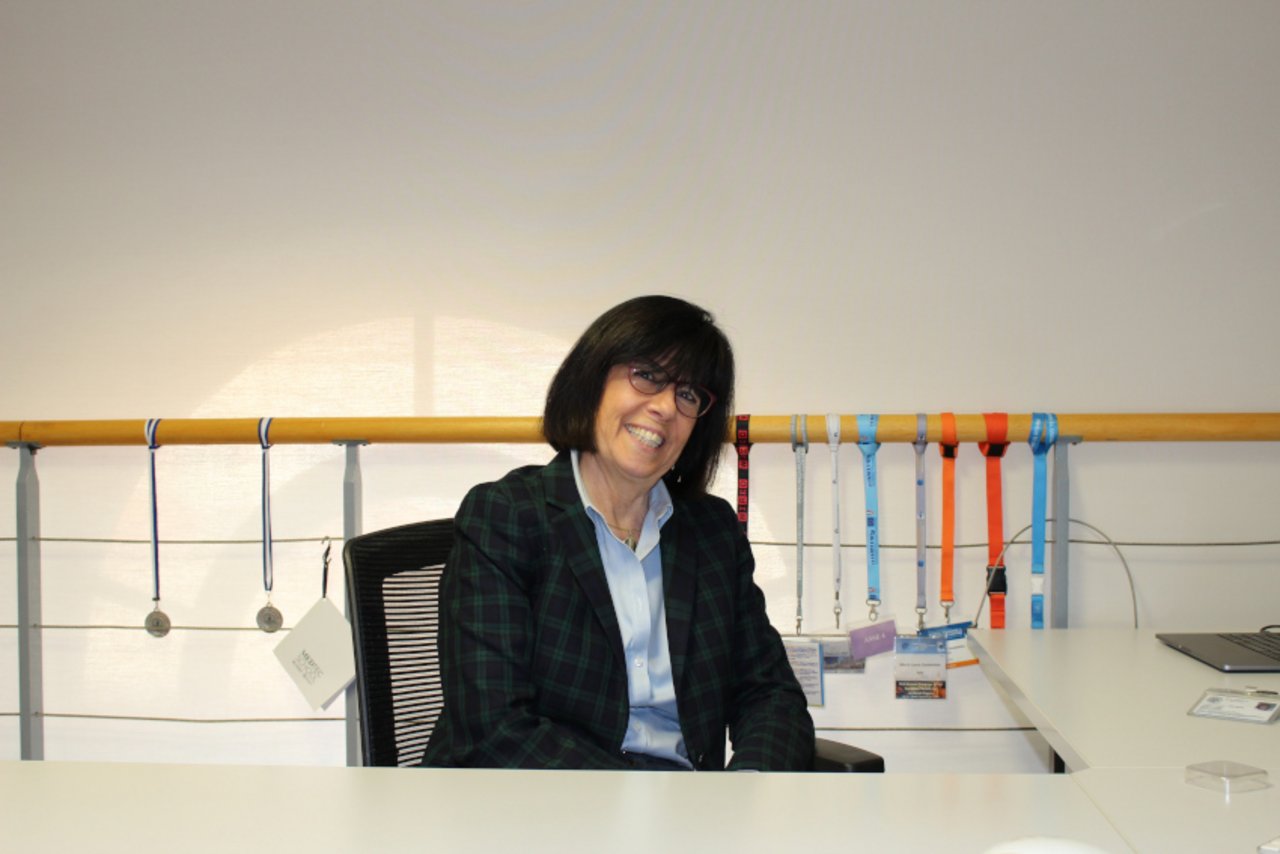 Maria Laura Costantino nel suo ufficio