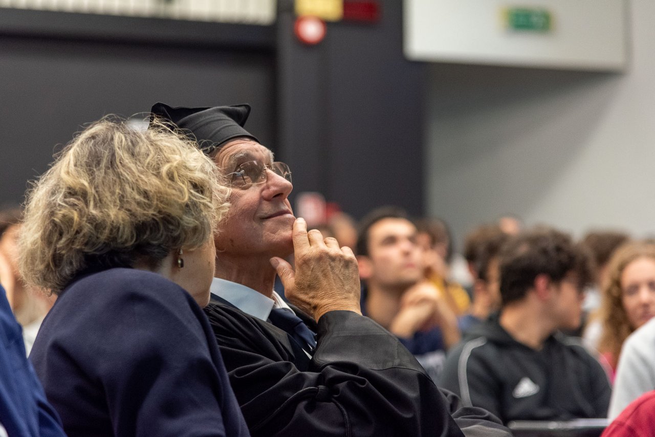 Milano, 21 ottobre 2022 – Laurea honoris causa a Gerard Mourou (Nobel per la Fisica nel 2018) in Ingegneria Fisica – foto di Martina Bombardieri, © Lab Immagine Design POLIMI, Politecnico di Milano