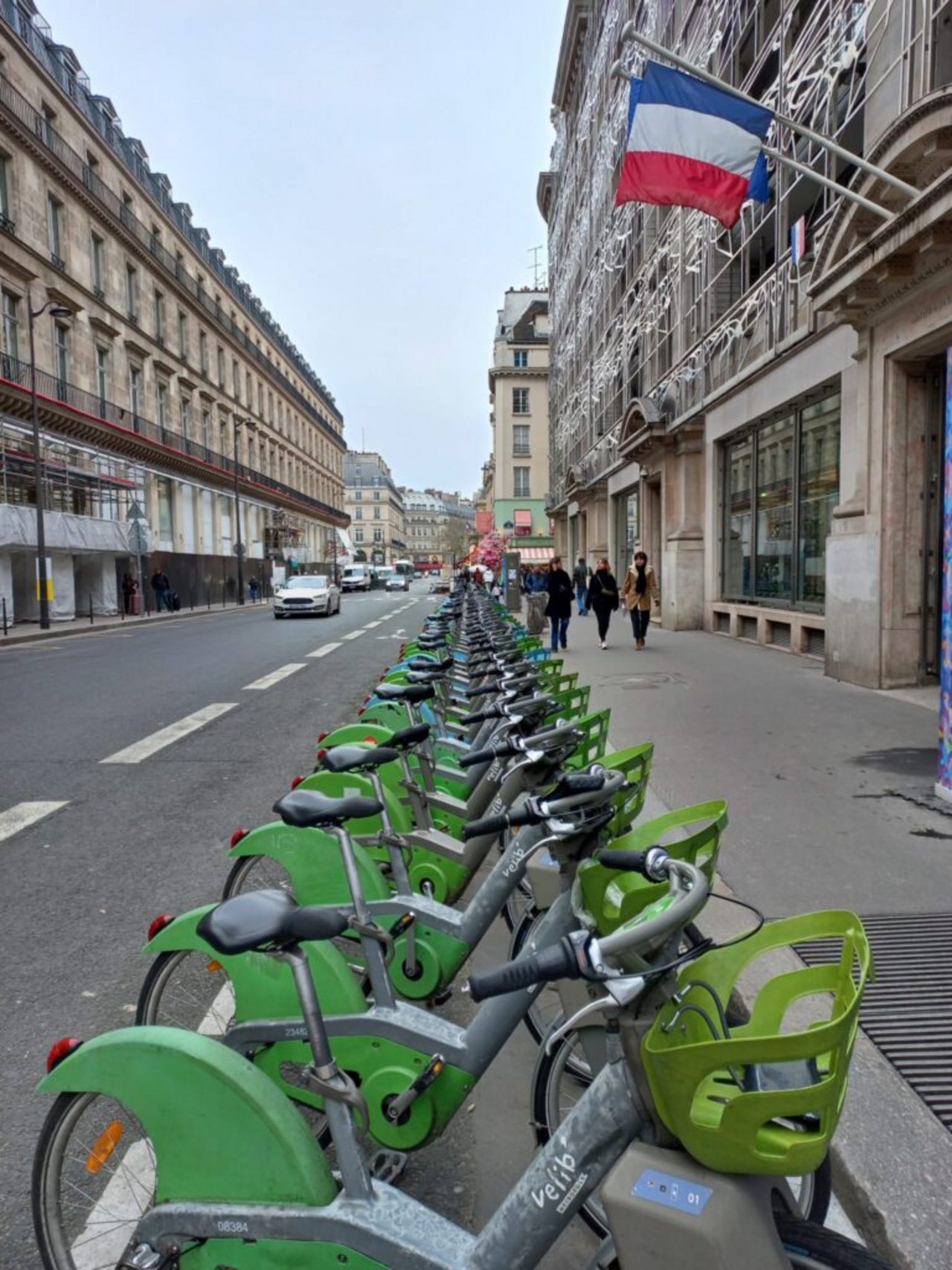 Stazione di bike-sharing Vélib' a Parigi