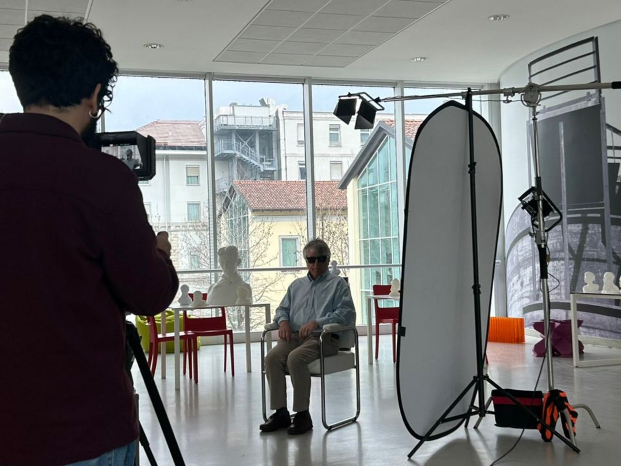 Video recording of a session with a visually impaired participant, Plastic-IndexLab project, INDEXLAB Politecnico di Milano.