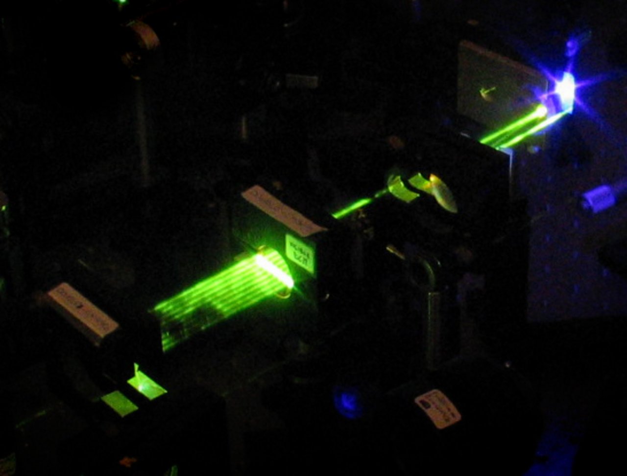 Laser to study matter