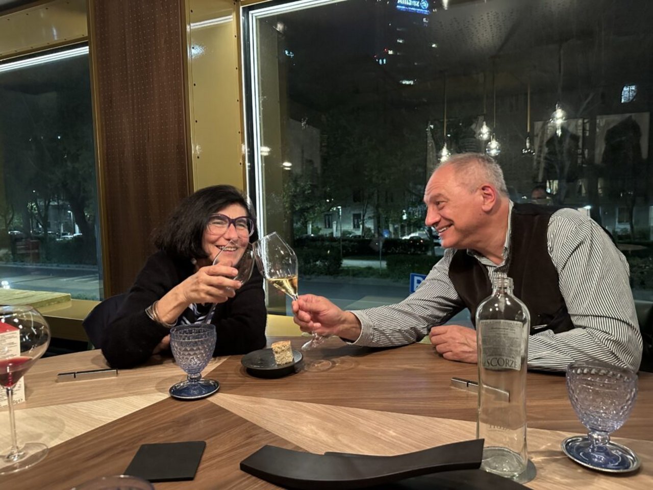 Federico Bucci e sua moglie 