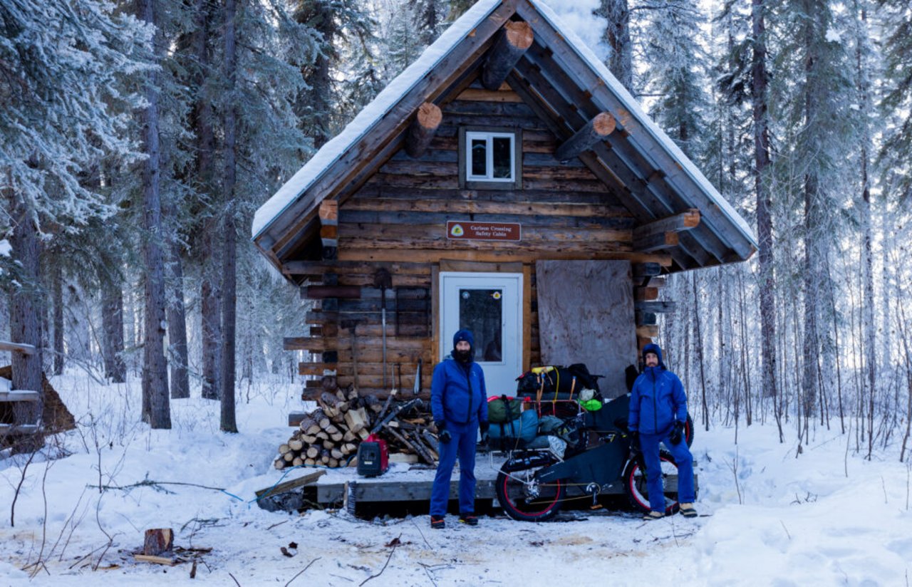 Alex bellini e Alessandro Plona in Alaska