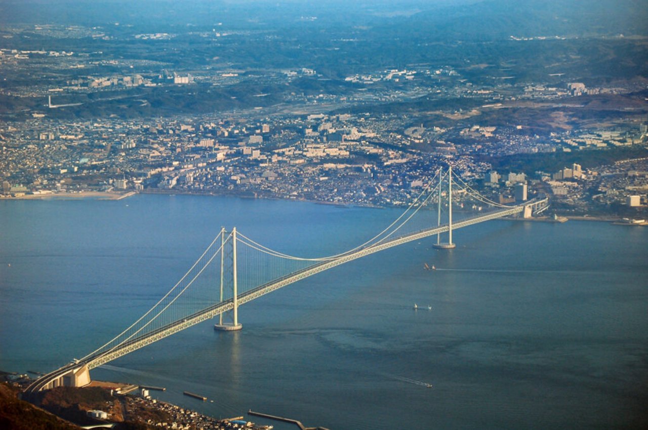 Ponte dello stretto di Akashi, Giappone