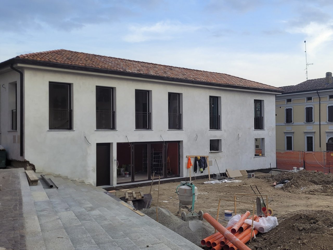Casa Peroni “after” the renovation, still going on
