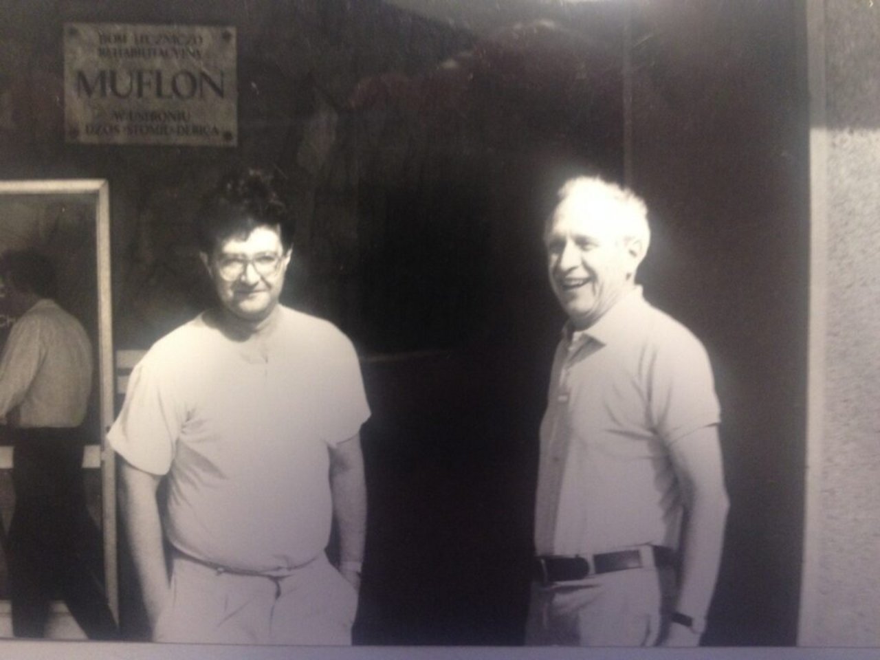 Maciej Lewenstein with Roy Glauber