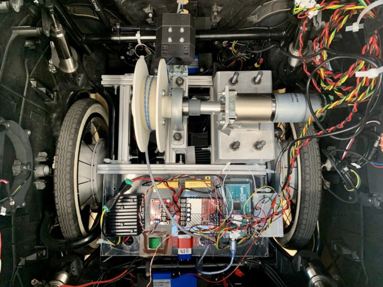 Interno del prototipo BUDD-e