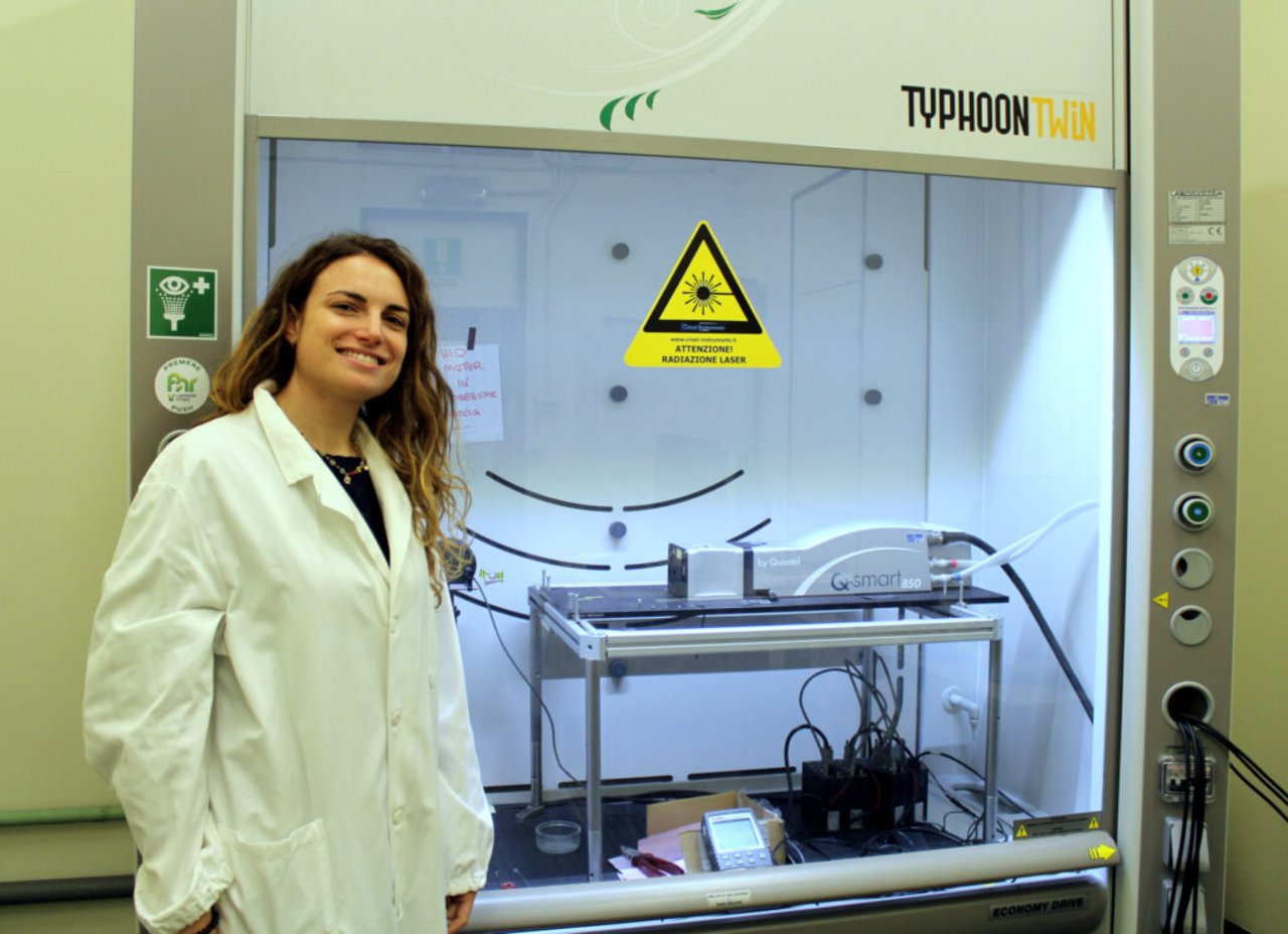 Sara Peggiani at Laboratory