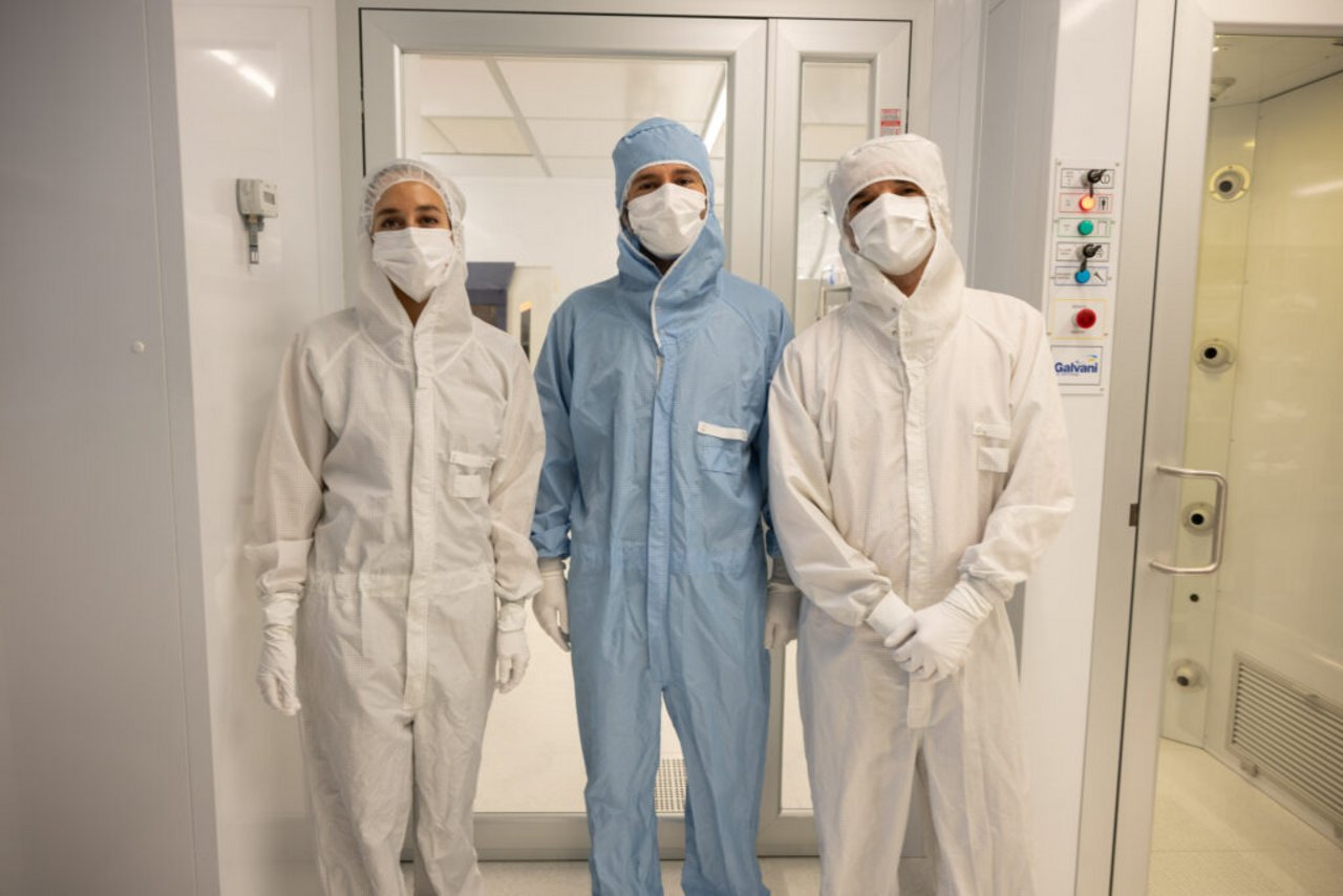 The editorial team of Frontiere visiting Polifab