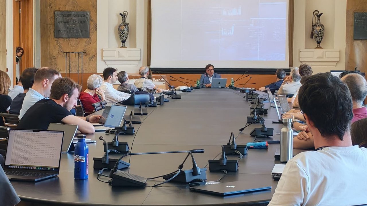 Roberto Baldoni at the conference "Digital Sovereignty in the Age of AI"