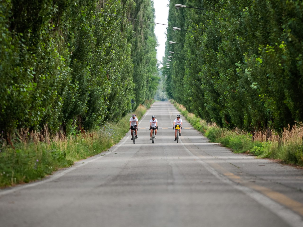 VENTO cycle path in Gualtieri (RE)