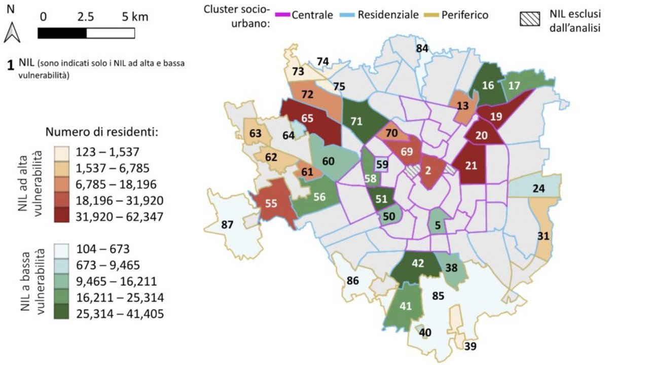 Map of the surveyed districts,