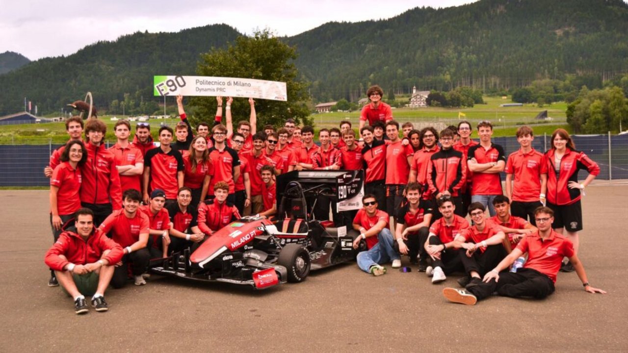 The students team DynamiΣ PRC take part in Formula SAE international championship