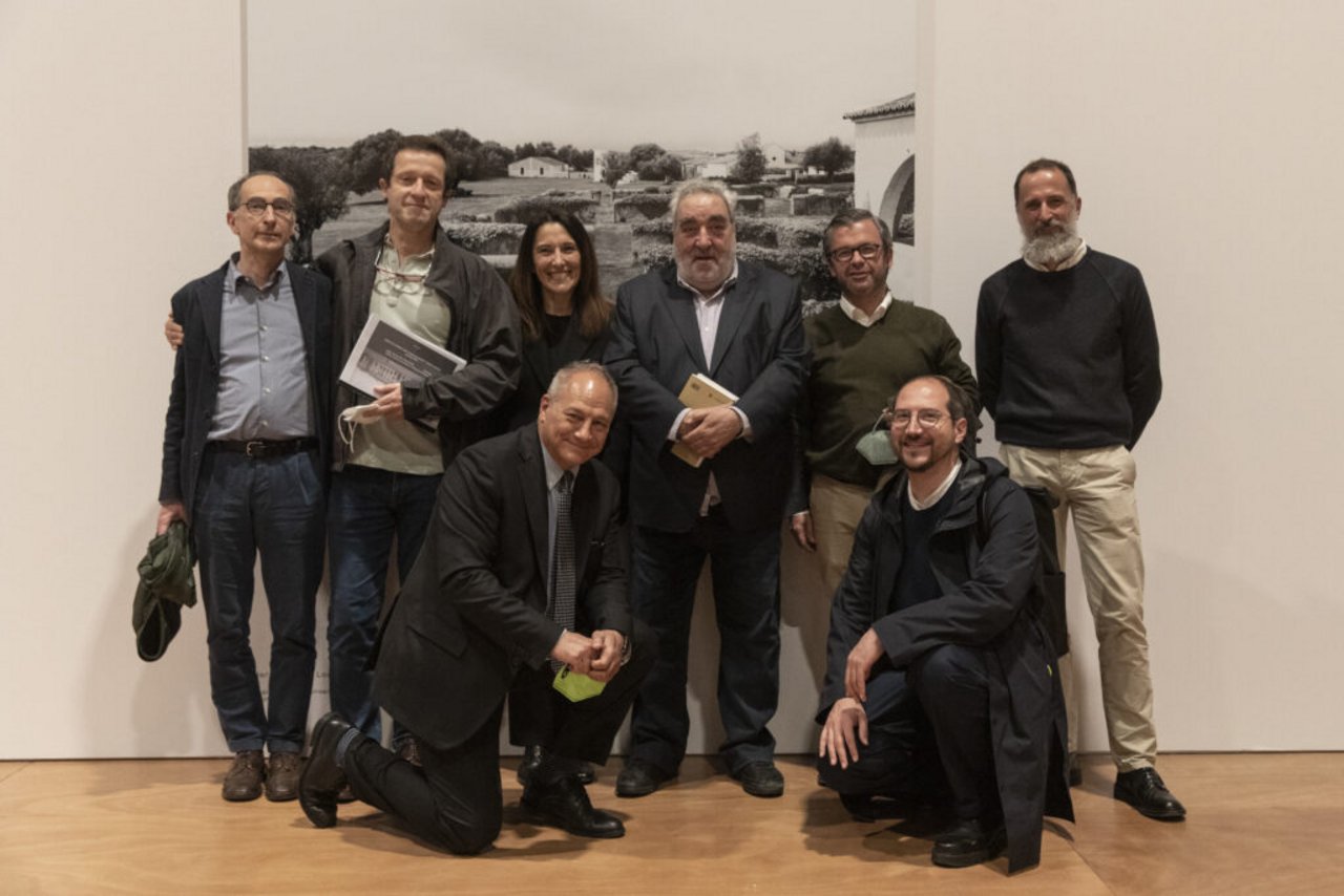 Federico Bucci con Souto de Moura e altri docenti