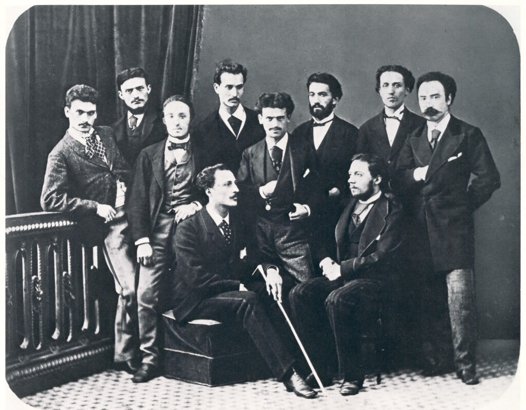 Group photo of 1870 graduates in industrial engineering