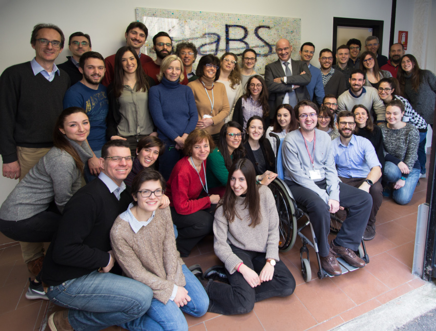 Foto di gruppo al LaBS