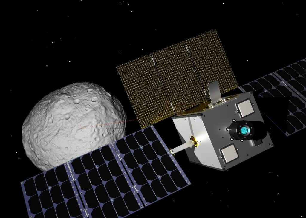  Il satellite M-ARGO. (Credits to ESA)
