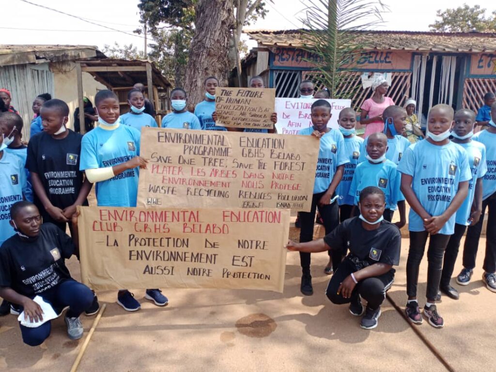 Government Bilingual school, Belabo, Cameroon -
Establishing a sustainable natural resource management system in Belabo - 2022