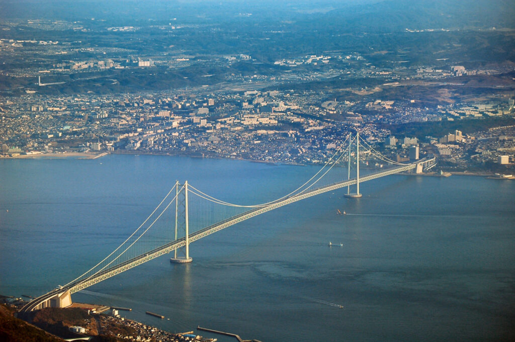 Ponte dello stretto di Akashi, Giappone