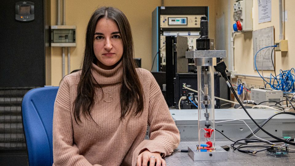 Federica Buccino in laboratorio