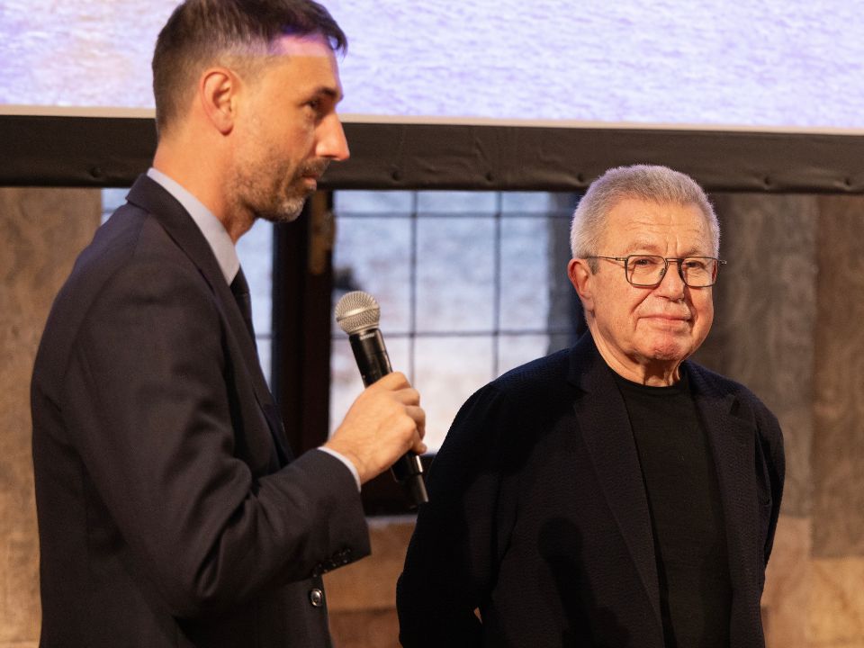 Davide Del Curto e Daniel Libeskind
