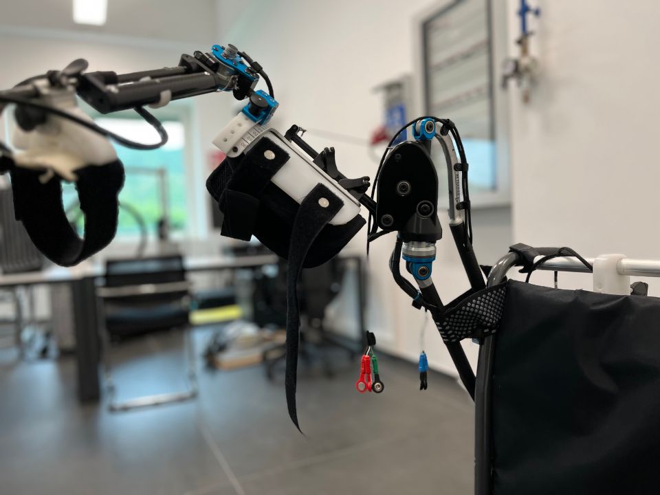 Prototype of upper limb exoskeleton