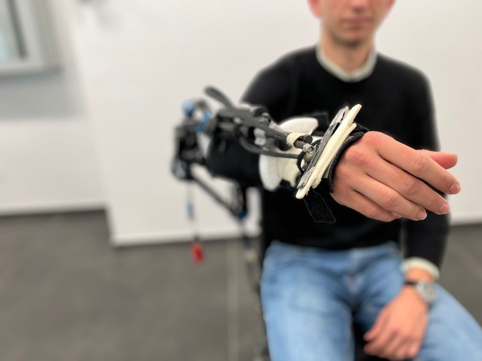 Prototype of upper limb exoskeleton