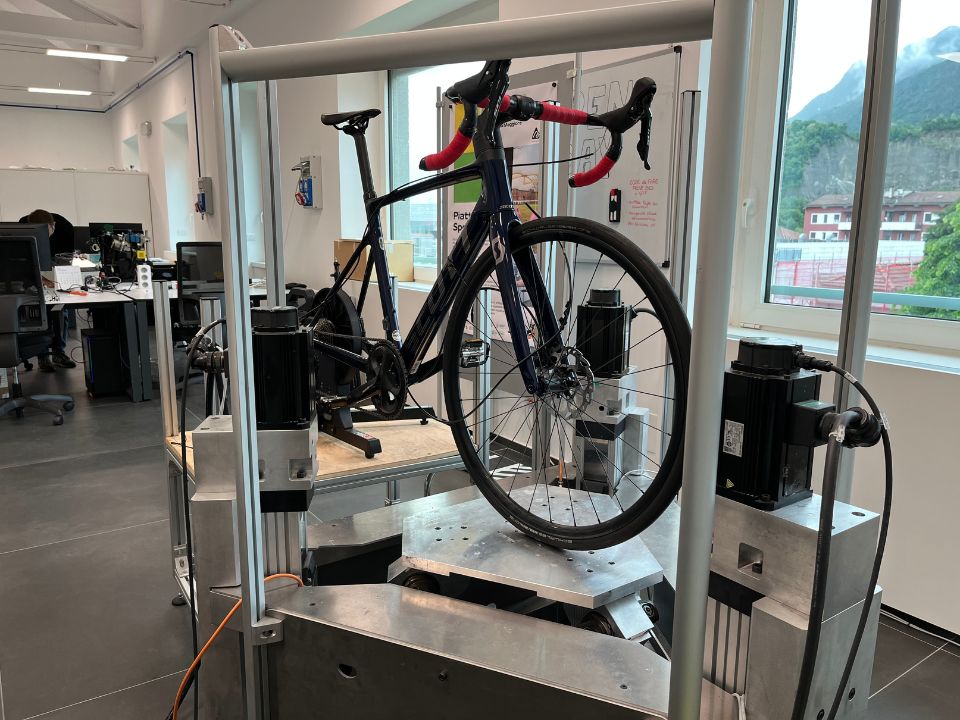 Test to study the effect of vibrations during cycling
