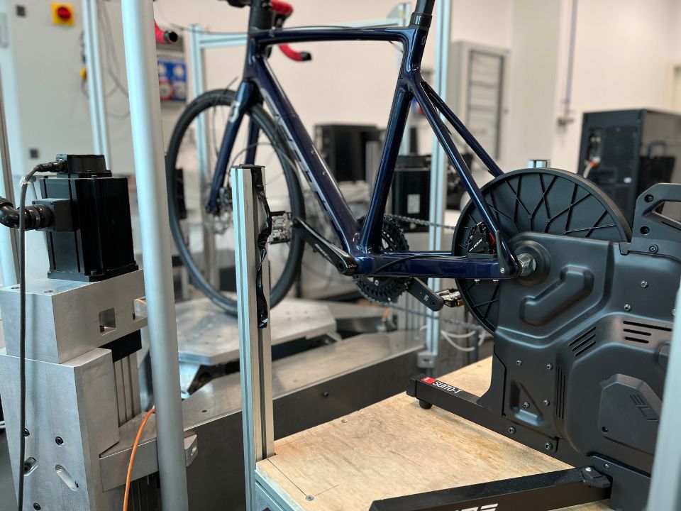Test to study the effect of vibrations during cycling