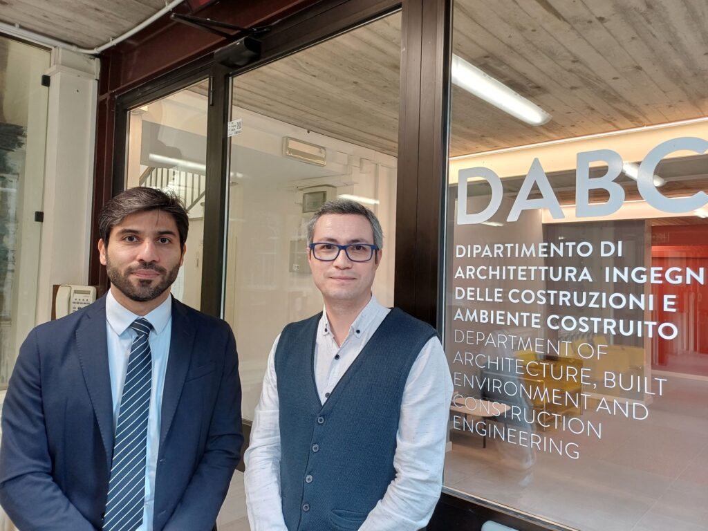 Alper Kayilmaz (a sinistra) e Hasan Ceylan al Dipartimento DABC